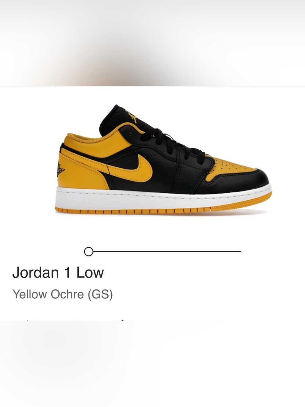 Jordan 1 Low Yellow Ochre